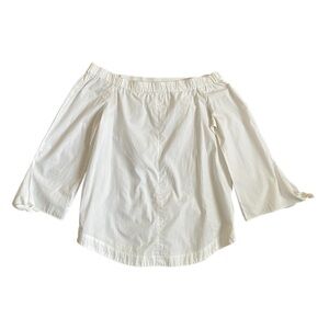Free people White Off-Shoulder Women's Top- like new Large